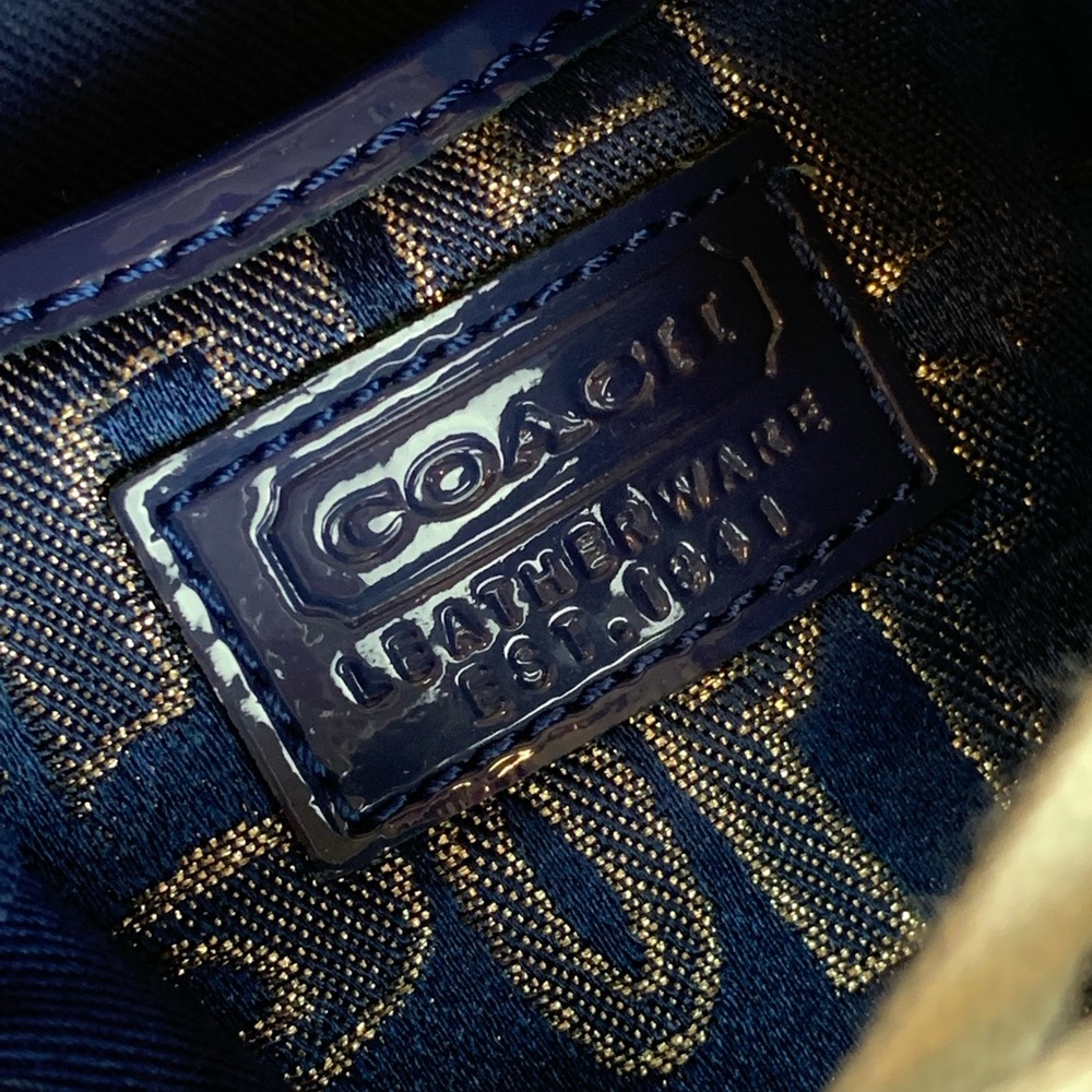 Coach Barrett Sneakers Size 7.5 B Lace-up Leather - Picture 7 of 8